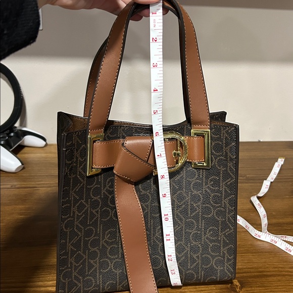 Brown Tote purse with matching wallet - Picture 8 of 11